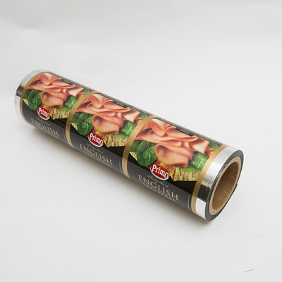 EVOH VMPET Tray Printed Lidding Film Kemasan Makanan Sosis Potongan Daging Ham Segel
