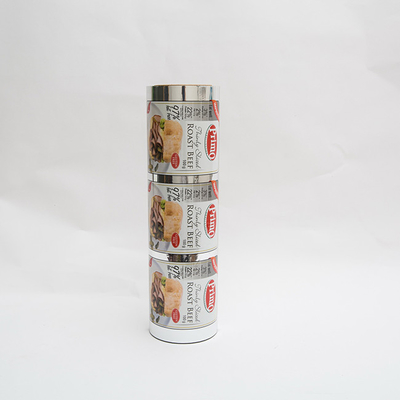 422mm lebar Printed Lidding Film Easy Peel Untuk APET / PE tray seal untuk film thermoforming APET / PE