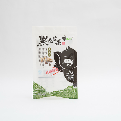 180g Kacang Panggang Stand Up Pouch Buah Tas Makanan Plastik Kustom 102 Mikron
