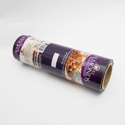5.5oz Almond Composite Films Untuk Kemasan Makanan Plastik Shrink Wrap Roll