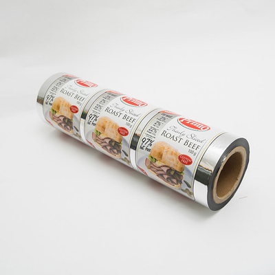 422mm lebar Printed Lidding Film Easy Peel Untuk APET / PE tray seal untuk film thermoforming APET / PE