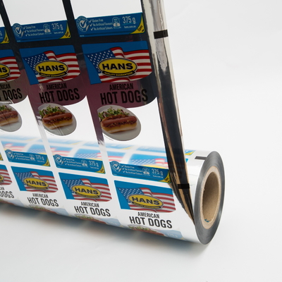 1000m Film Penutup Cetakan Peelable VMPET Plastic Cup Sealing Film