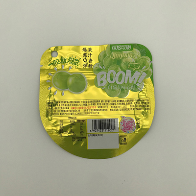 Zipper Snack Food Grade Heat Seal Bags Kantong Ritsleting Plastik Cetak Kustom ODM