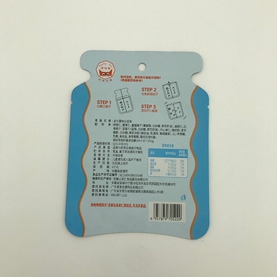 VMPET Nuts Custom Shaped Bags Plastic Zip Lock Bags Dengan Logo OEM