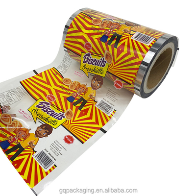 Gravure Printing Food Packaging Film Gulung Plastik Metallized Foil Laminated Aluminium