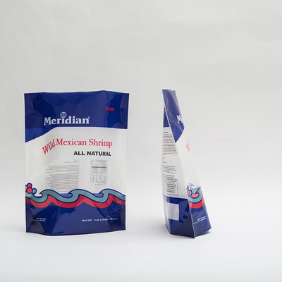 1lb Udang Meksiko Stand Up Kantong Plastik Dicetak Kantong Plastik Dengan Ritsleting