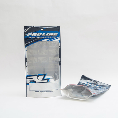6,5 X 9 IN Stand Up Pouch Untuk Proline Cars Food Packaging Pouch Dengan Ritsleting