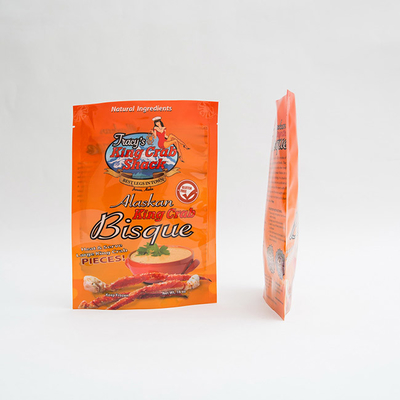 16OZ 105 Micron Plastic Packaging Bags Stand Up Pouches Untuk Kemasan Makanan