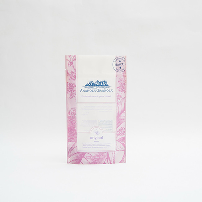 24oz Granola Food Packaging Bags Plastik 6 Warna Packing Zip Lock Pouch