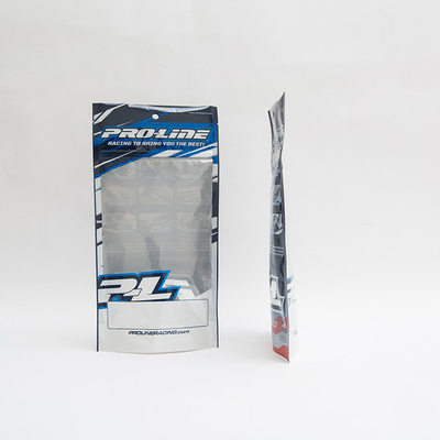 6,5 X 9 IN Stand Up Pouch Untuk Proline Cars Food Packaging Pouch Dengan Ritsleting