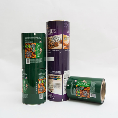 5.5oz Almond Composite Films Untuk Kemasan Makanan Plastik Shrink Wrap Roll