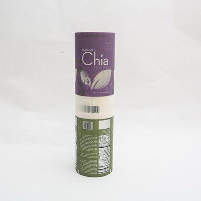 8.5oz Chia Seeds Printed Shrink Wrap Packaging Film Antimikroba Fleksibel Kemasan Makanan