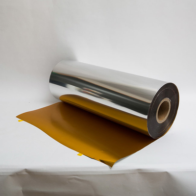 422mm Golden Thermoforming Film Untuk Paket Kulit Sosis Daging Kemasan Bungkus Plastik