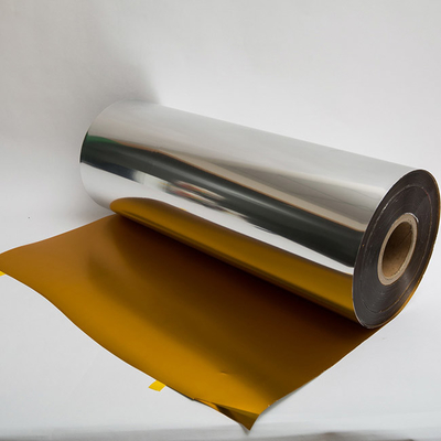 422mm Golden Thermoforming Film Untuk Paket Kulit Sosis Daging Kemasan Bungkus Plastik