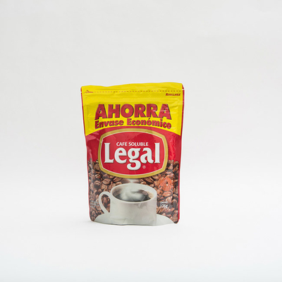 175g Tas Kemasan Kopi Zipper Custom Printed Stand Up Pouches Untuk Biji Kopi
